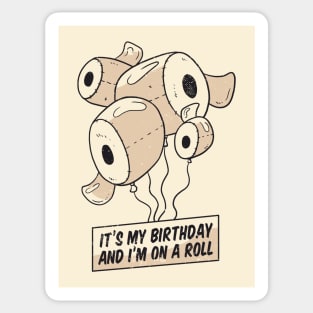 Toilet Paper funny Birthday gift Sticker